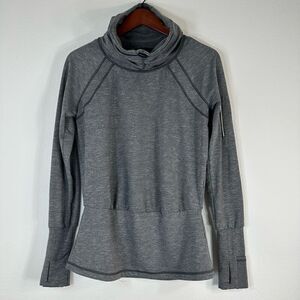 Victoria’s Secret VSX Sport Heather Gray Activewear Sweatshirt Womens Medium